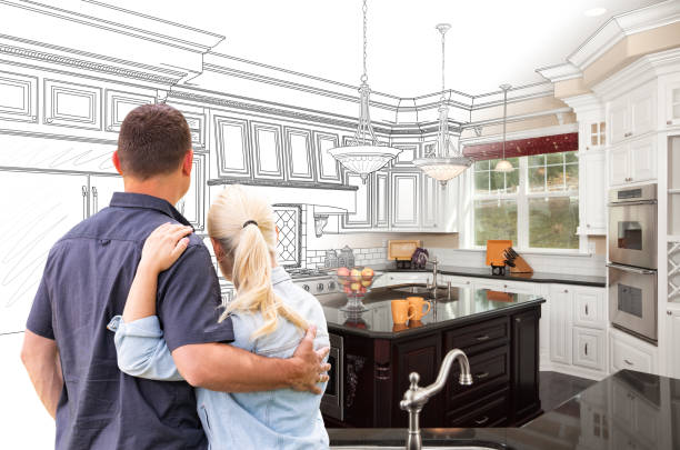 Professional Kitchen Island Installation technician working in Bristow, VA